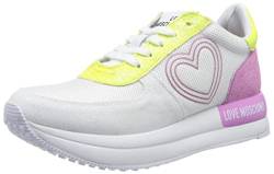 Love Moschino Damen Ja15084g1gio210a35 W.Sneakers, Weiß, 35 EU von Love Moschino