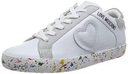 Love Moschino Damen Ja15092g1giaf10a38 W.Sneakers, Weiß, 38 EU von Love Moschino