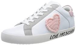 Love Moschino Damen Ja15132g1gial10a35 W.Sneakers, Weiß, 35 EU von Love Moschino