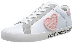 Love Moschino Damen Ja15132g1gial10a40 W.Sneakers, Weiß, 40 EU von Love Moschino
