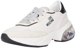 Love Moschino Damen Ja15266g1liac10a Sneaker, Weiß, 39 EU von Love Moschino