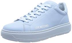 Love Moschino Damen Ja15304g1gia071236 W.Sneakers, hellblau, 36 EU von Love Moschino