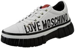 Love Moschino Damen Ja15705g1fia0 Sneaker, Weiß, 35 EU von Love Moschino