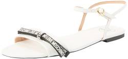 Love Moschino Damen Ja16201g0iie0100 Sandale, Weiß, 40 EU von Love Moschino