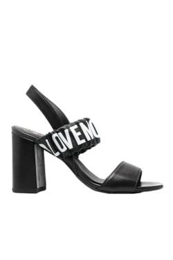 Love Moschino Damen Ja16358g0gie000 Absatz-Sandalen, Schwarz, 38 EU von Love Moschino