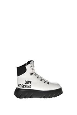 Love Moschino Damen Ja21336g0fia710a39 Stiefelette, Weiß, 39 EU von Love Moschino