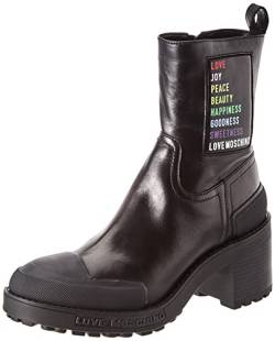 Love Moschino Damen Ja24327g1fia0 Stiefelette, Schwarz, 37 EU von Love Moschino