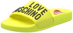 Love Moschino Damen Ja28052g1gi1340036 Mule, Neongelb, 36 EU von Love Moschino