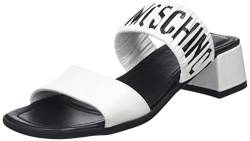 Love Moschino Damen Ja28374g0gie0100 Mule, Weiß, 36 EU von Love Moschino