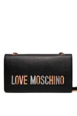 Love Moschino Damen Schultertasche, Schwarz Schultertasche, Schwarz von Love Moschino