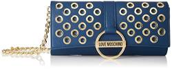 Love Moschino Damen Jc4343pp0fkd0750 Umhängetasche, blau, Einheitsgröße von Love Moschino
