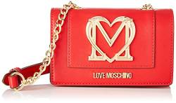 Love Moschino Damen Jc4414pp0fkq0500 Umhängetasche, rot, Einheitsgröße von Love Moschino