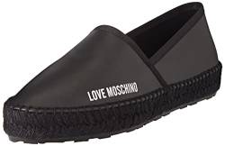 Love Moschino Damen Neue Vorkollektion Frühling Sommer 2022 Hausschuh, Schwarz, 36 EU von Love Moschino