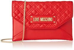 Love Moschino Damen Schultertasche, rot von Love Moschino