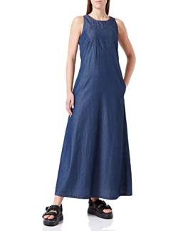 Love Moschino Damen Sleeveless Long Dress, Blau, 38 EU von Love Moschino