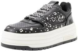 Love Moschino Damen Sneaker, Nero, 39 EU von Love Moschino