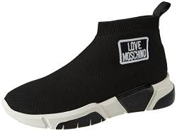 Love Moschino Damen Sneakerd.running35 Socke Schuh, Schwarz, 38 EU von Love Moschino