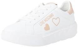 Love Moschino Damen Sneakers, Weiß, 35 EU von Love Moschino