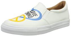 Love Moschino Damen Sneakers, Weiß (White 100), 35 EU von Love Moschino
