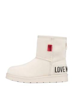 Love Moschino Damen Snow Boots, Weiß, 35 EU von Love Moschino
