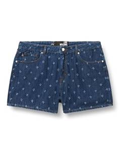 Love Moschino Women's Casual Shorts, Dark Blue Denim, 46 von Love Moschino