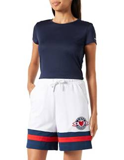 Love Moschino Women's Casual Shorts, White Blue RED, 38 von Love Moschino