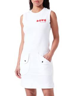 Love Moschino Women's Regular fit Sleeveless Dress, Optical White, 42 von Love Moschino