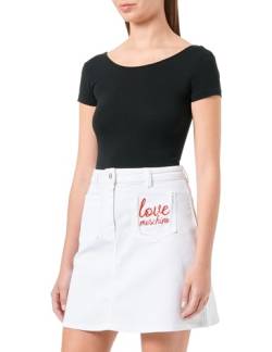 Love Moschino Women's a-line Skirt, Optical White, 48 von Love Moschino