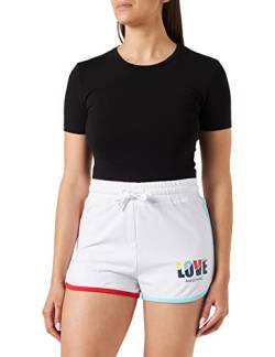 Love Moschino Women's hot Pants Casual Shorts, Optical White, 38 von Love Moschino