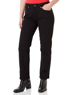 Love Moschino Womens 5 Pocket Trousers with Brand Heart Tag Casual Pants, Black, 29 von Love Moschino