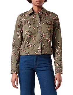 Love Moschino Womens 5 Pockets Jacket, FARFAL.FO.Verde, 42 von Love Moschino