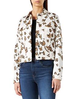 Love Moschino Womens 5 Pockets Jacket, FARFALL.FO.BCO, 44 von Love Moschino