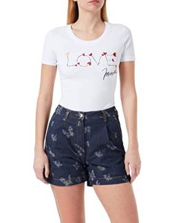 Love Moschino Womens Denim Shorts, ENZIMIX15ADRITT, 40 von Love Moschino