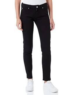 Love Moschino Womens Garment Dyed Skinny 5 Pocket Trousers Casual Pants, Black, 28 von Love Moschino