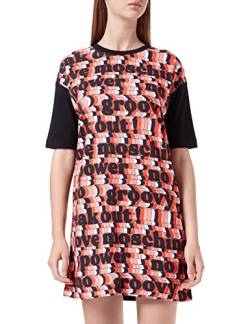 Love Moschino Womens Groovy Panel Print. Kleid, Black, 44 von Love Moschino