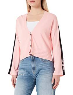 Love Moschino Womens asymmentrical Lengths Cardigan Sweater, PINK, 44 von Love Moschino