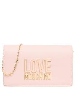 Love Moschino damen jelly logo Umhangetasche cipria von Love Moschino