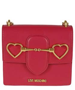 Love Moschino damen soft heart bit Schultertasche fuchsia von Love Moschino