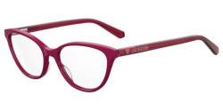 Moschino Love Unisex Mol545/tn Sunglasses, 8CQ/17 Cherry, 49 von Love Moschino