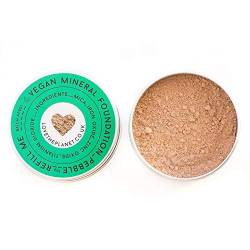 Love the Planet Vegan Mineral Foundation Shade Pebble in Refillable Tin von Love The Planet
