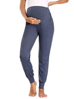 Love2Mi Freizeithose für Schwangere, Umstandsleggings Schwangerschaft Hosen Bequeme Stretch Jogginghose von Love2Mi