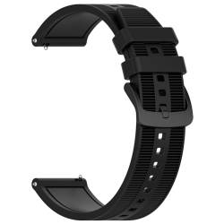 Lovehomily 22 mm Armband, einfarbig, Ersatz-Smartwatch-Armband for Huawei Watch GT4, for Watch 3 (schwarz) von Lovehomily