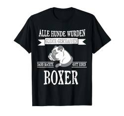 Alle gleich Boxer Hund Damen Herren - Boxer T-Shirt von Lovemybello Hunde Designs