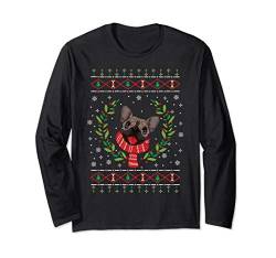 Hässlicher Weihnachtspullover - Französische Bulldogge Langarmshirt von Lovemybello Hunde Designs