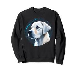 Weißer Labrador Retriever Hund Labrador Liebhaber Sweatshirt von Lovemybello Hunde Designs