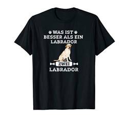 Zwei Labrador Hunde Design - Labrador Geschenk T-Shirt von Lovemybello Hunde Designs