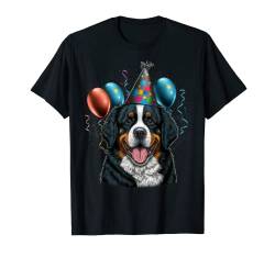 Feier Event Geburtstag Party Berner Sennenhund T-Shirt von Lover apparel for Bernese Mountain Dog owner