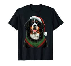 Weihnachtsmann Berner Sennenhund Weihnachtsmann Weihnachten Berner Sennenhund T-Shirt von Lover apparel for Bernese Mountain Dog owner