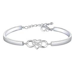 Lovilion Armband für Damen mit Exklusive Karte mit Botschaft von Eltern zu Tochter | NAMI_HEARTBRACELET von Lovilion