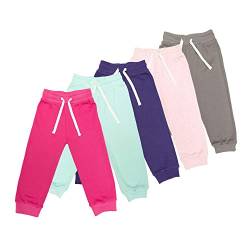 Lovjoy Baby Mädchen Kleinkind Jogginghosen/lässige Hosen / 100% Baumwolle, Weich und Komfortabel (5, 2-3 Jahre) von Lovjoy